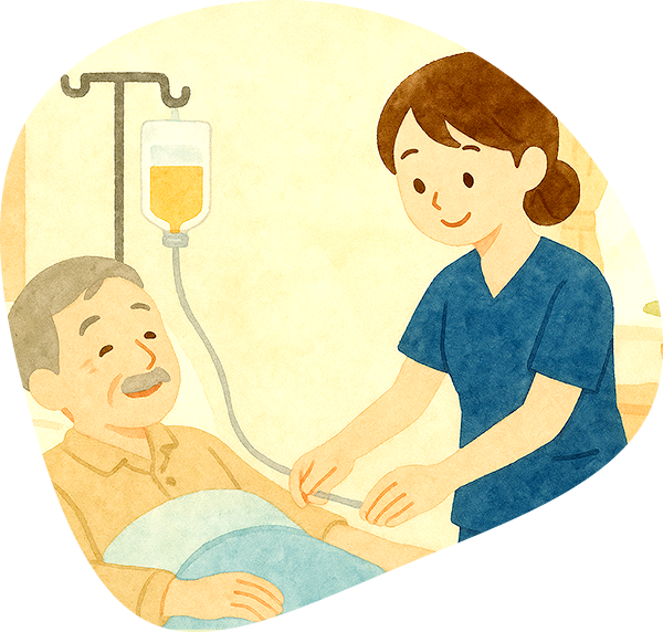 医師の指示による医療処置・管理